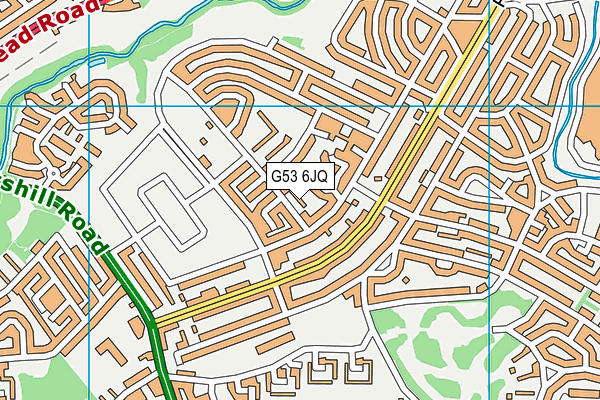 G53 6JQ map - OS VectorMap District (Ordnance Survey)