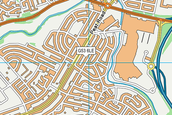 G53 6LE map - OS VectorMap District (Ordnance Survey)