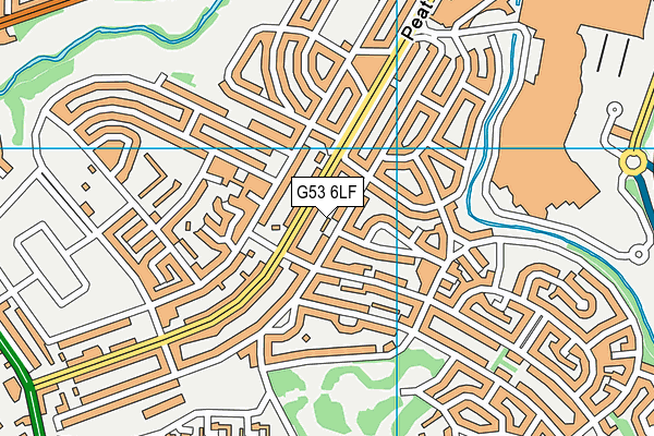 G53 6LF map - OS VectorMap District (Ordnance Survey)