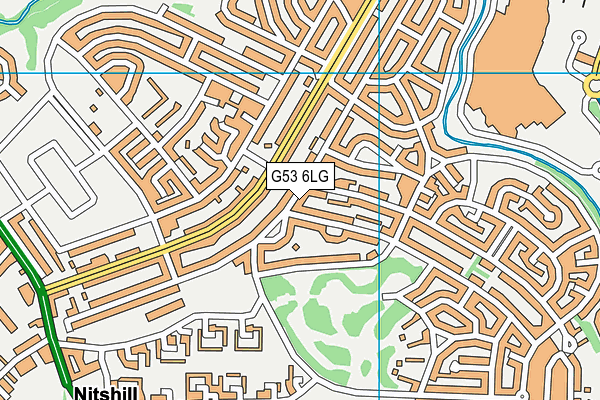 G53 6LG map - OS VectorMap District (Ordnance Survey)