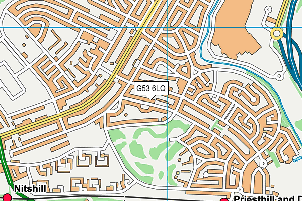 G53 6LQ map - OS VectorMap District (Ordnance Survey)