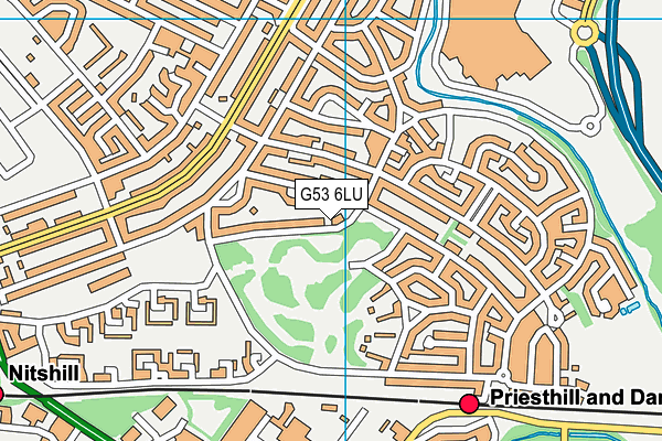 G53 6LU map - OS VectorMap District (Ordnance Survey)