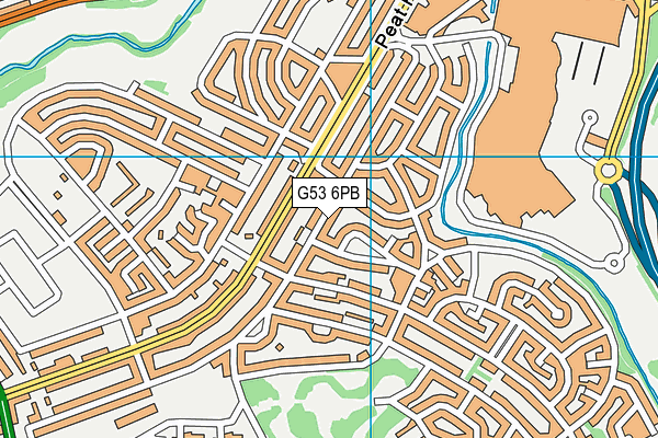 G53 6PB map - OS VectorMap District (Ordnance Survey)