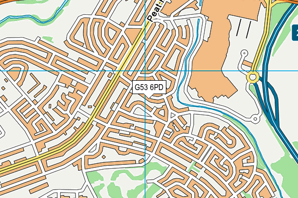 G53 6PD map - OS VectorMap District (Ordnance Survey)