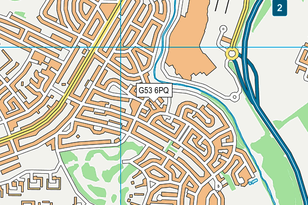 G53 6PQ map - OS VectorMap District (Ordnance Survey)
