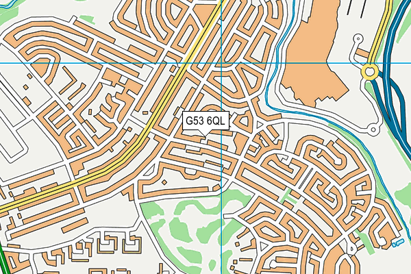 G53 6QL map - OS VectorMap District (Ordnance Survey)