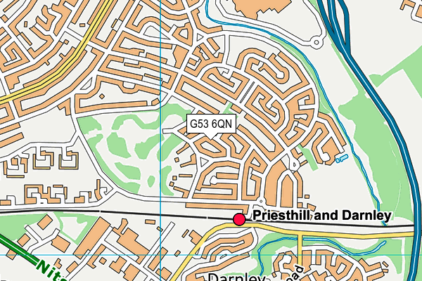 G53 6QN map - OS VectorMap District (Ordnance Survey)