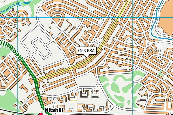 G53 6SA map - OS VectorMap District (Ordnance Survey)