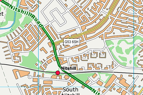 G53 6SH map - OS VectorMap District (Ordnance Survey)