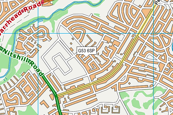 G53 6SP map - OS VectorMap District (Ordnance Survey)