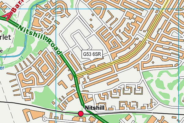 G53 6SR map - OS VectorMap District (Ordnance Survey)