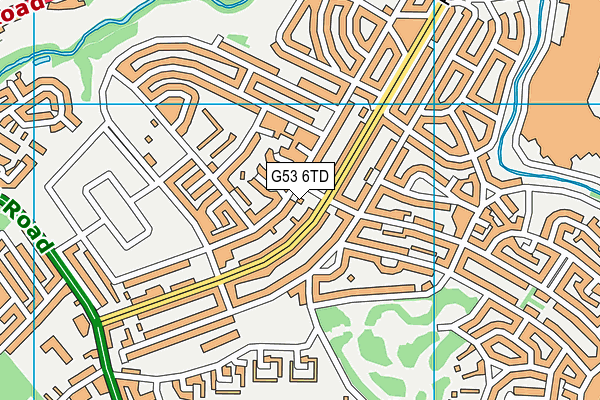 G53 6TD map - OS VectorMap District (Ordnance Survey)