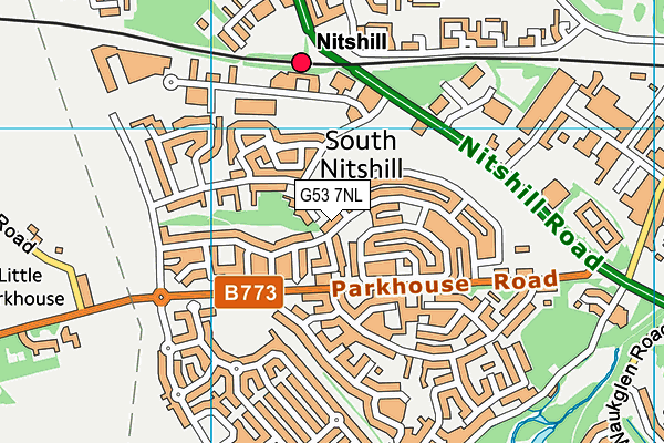 G53 7NL map - OS VectorMap District (Ordnance Survey)