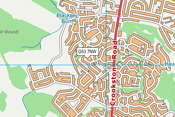 G53 7NW map - OS VectorMap District (Ordnance Survey)