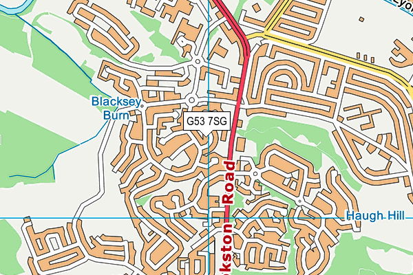 G53 7SG map - OS VectorMap District (Ordnance Survey)