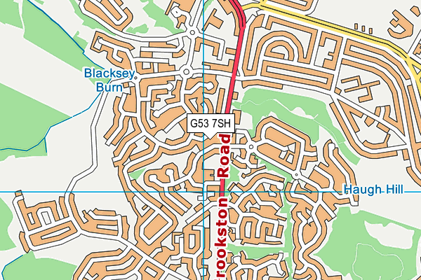 G53 7SH map - OS VectorMap District (Ordnance Survey)