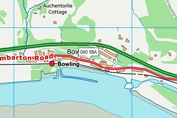 G60 5BA map - OS VectorMap District (Ordnance Survey)