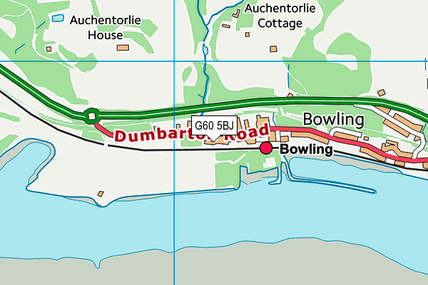 G60 5BJ map - OS VectorMap District (Ordnance Survey)