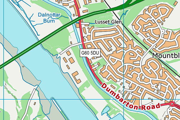 G60 5DU map - OS VectorMap District (Ordnance Survey)