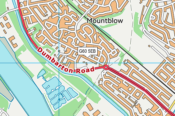 G60 5EB map - OS VectorMap District (Ordnance Survey)