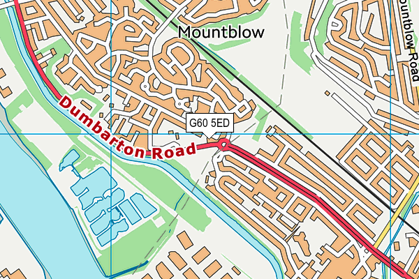 G60 5ED map - OS VectorMap District (Ordnance Survey)