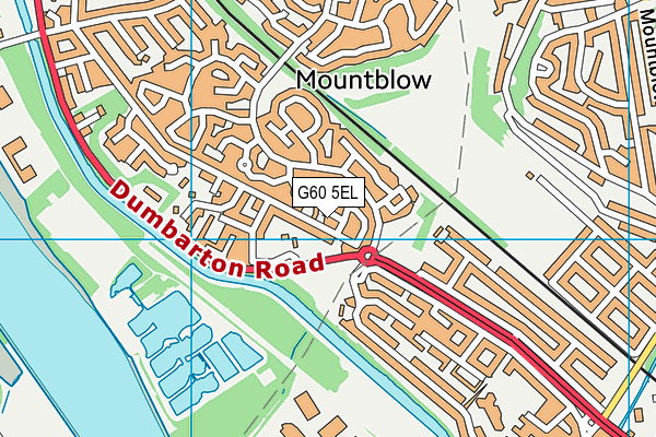 G60 5EL map - OS VectorMap District (Ordnance Survey)