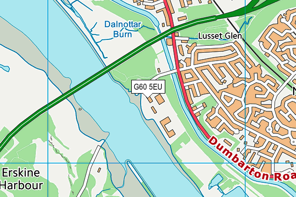 G60 5EU map - OS VectorMap District (Ordnance Survey)