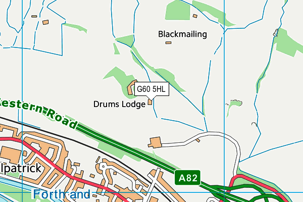 G60 5HL map - OS VectorMap District (Ordnance Survey)