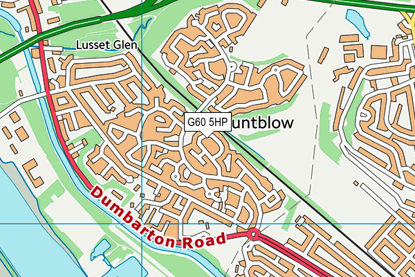 G60 5HP map - OS VectorMap District (Ordnance Survey)