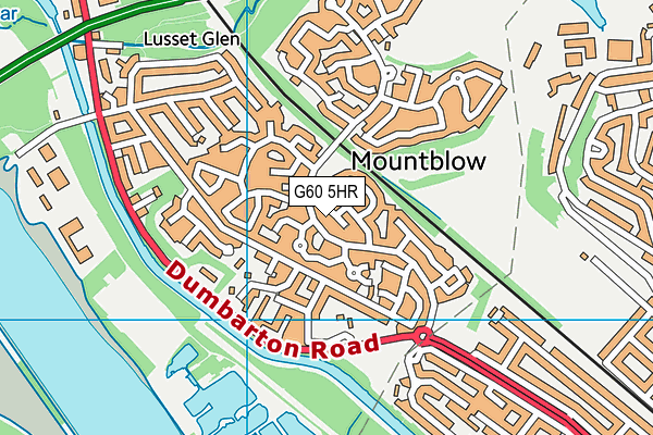 G60 5HR map - OS VectorMap District (Ordnance Survey)