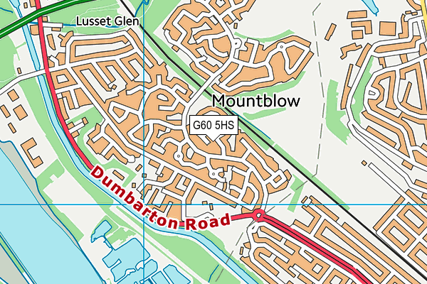 G60 5HS map - OS VectorMap District (Ordnance Survey)