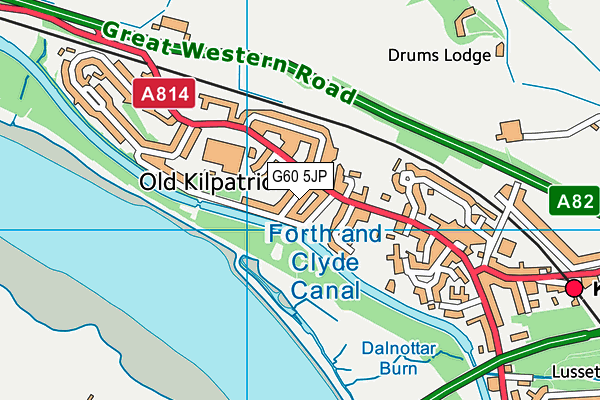 G60 5JP map - OS VectorMap District (Ordnance Survey)