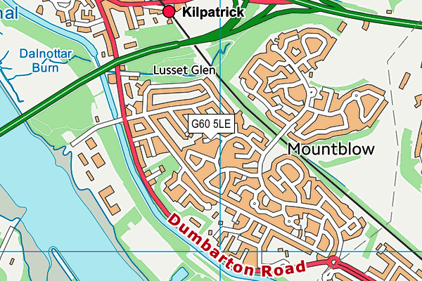 G60 5LE map - OS VectorMap District (Ordnance Survey)