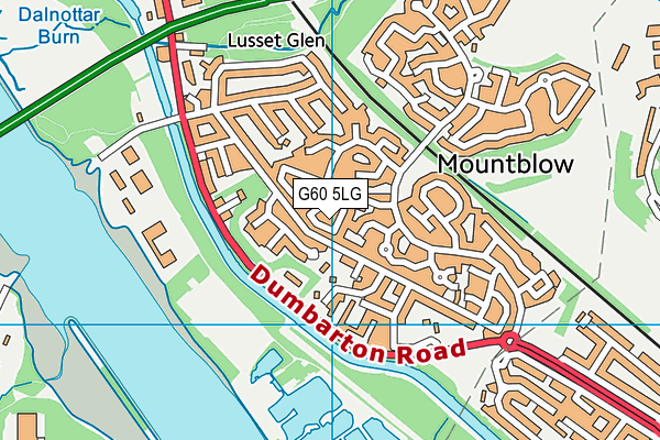 G60 5LG map - OS VectorMap District (Ordnance Survey)