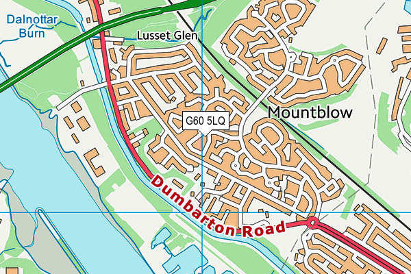 G60 5LQ map - OS VectorMap District (Ordnance Survey)