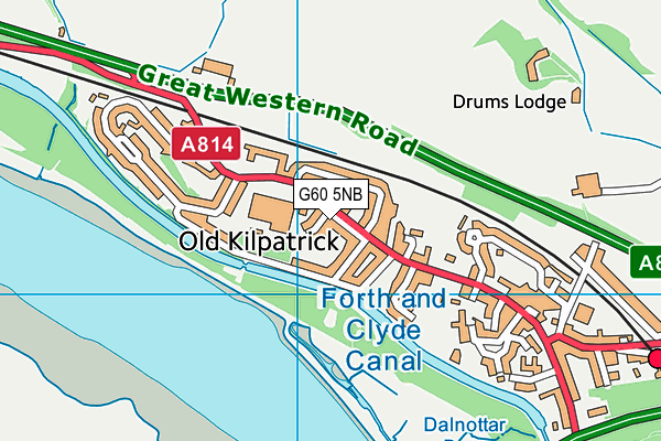 G60 5NB map - OS VectorMap District (Ordnance Survey)