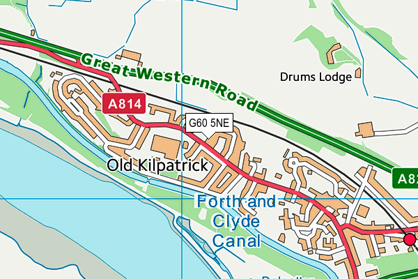 G60 5NE map - OS VectorMap District (Ordnance Survey)