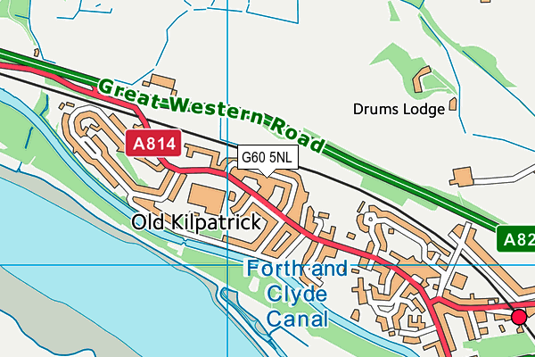 G60 5NL map - OS VectorMap District (Ordnance Survey)