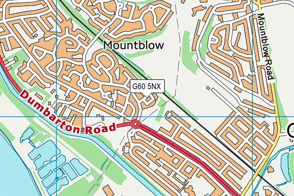 G60 5NX map - OS VectorMap District (Ordnance Survey)