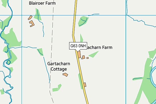 G63 0NH map - OS VectorMap District (Ordnance Survey)