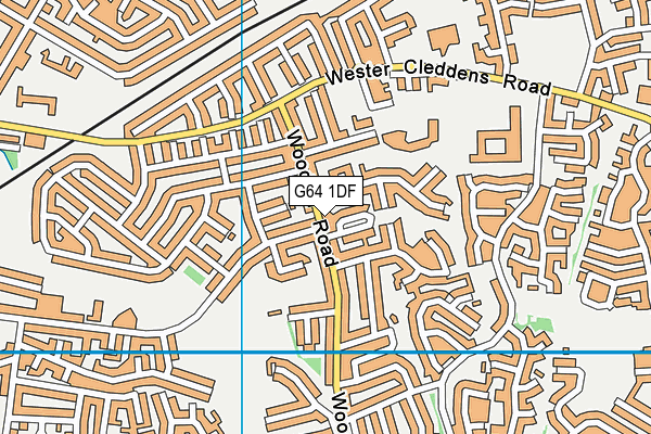 G64 1DF map - OS VectorMap District (Ordnance Survey)