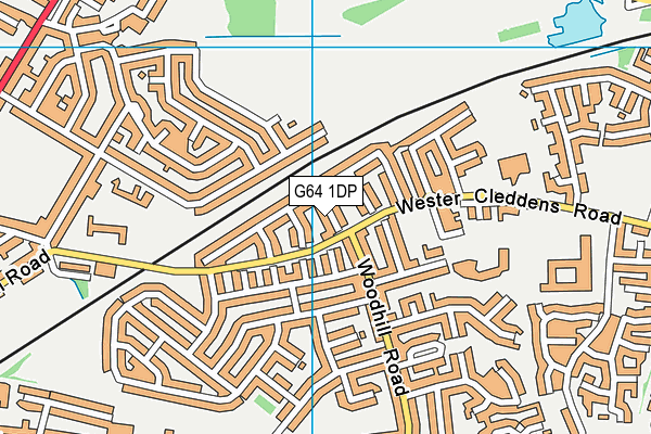 G64 1DP map - OS VectorMap District (Ordnance Survey)