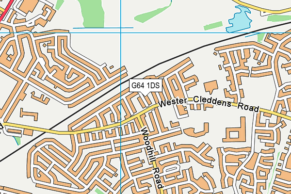 G64 1DS map - OS VectorMap District (Ordnance Survey)