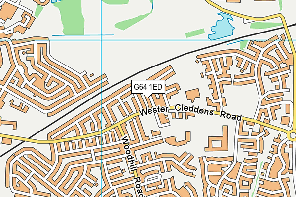 G64 1ED map - OS VectorMap District (Ordnance Survey)