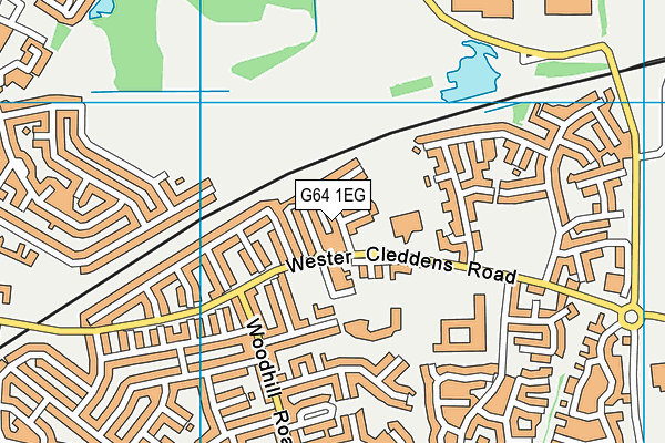 G64 1EG map - OS VectorMap District (Ordnance Survey)