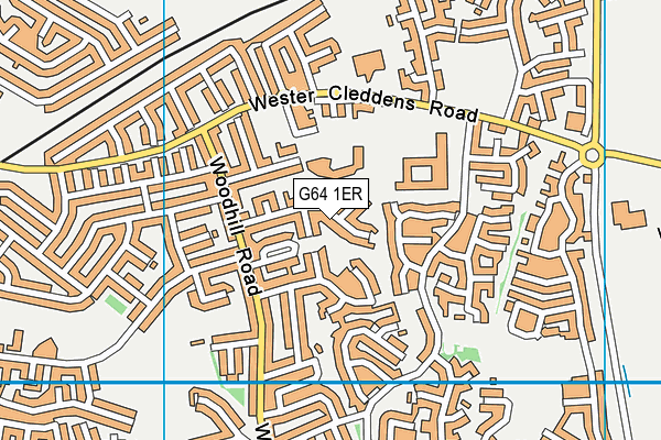 G64 1ER map - OS VectorMap District (Ordnance Survey)