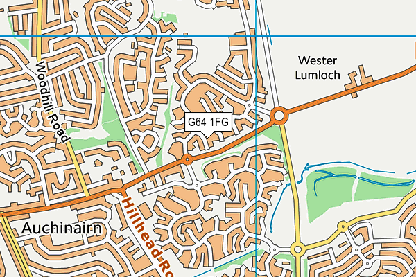 G64 1FG map - OS VectorMap District (Ordnance Survey)