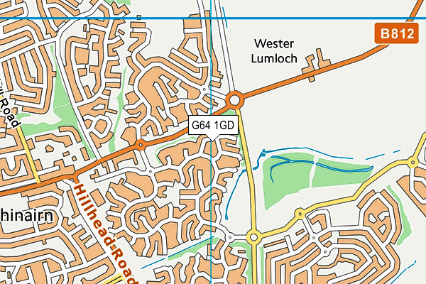 G64 1GD map - OS VectorMap District (Ordnance Survey)