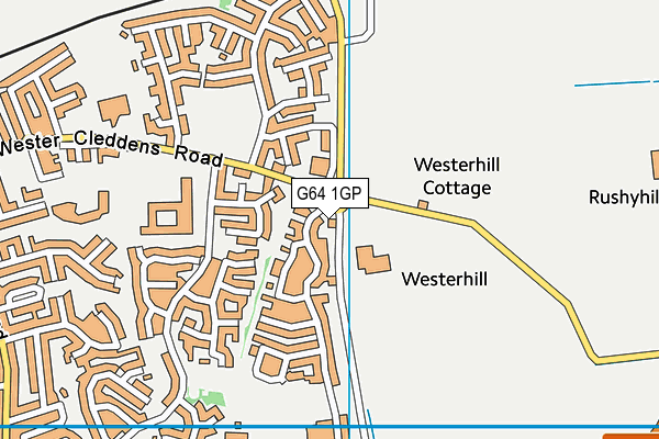 G64 1GP map - OS VectorMap District (Ordnance Survey)