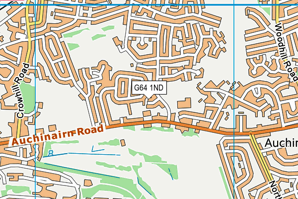 G64 1ND map - OS VectorMap District (Ordnance Survey)